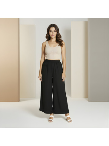 Pink Shell Women’s Rayon Wide Leg Palazzo Pants