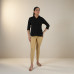Pink Shell Beige Ponte Smart Fit Satin Leggings