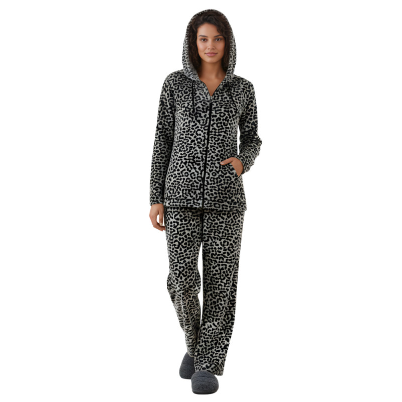 Pink Shell Women’s Woollen Printed Track Suit Set | Winter Wear Hoodie & Jogger Set