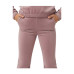 Pink Shell Kids Comfortable Peach Hooded Sweatshirt & Bottom Set